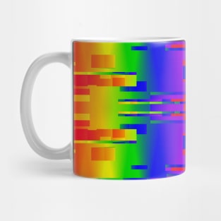 Rainbow Glitch Mug